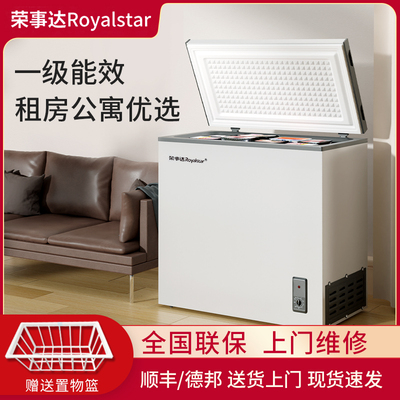 荣事达小冰柜家用商用小型保鲜冷藏冷冻两用迷你一级节能双温冷柜