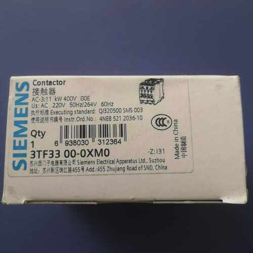 接触器3TF3300-0XM0 AC220V 15个(~询价