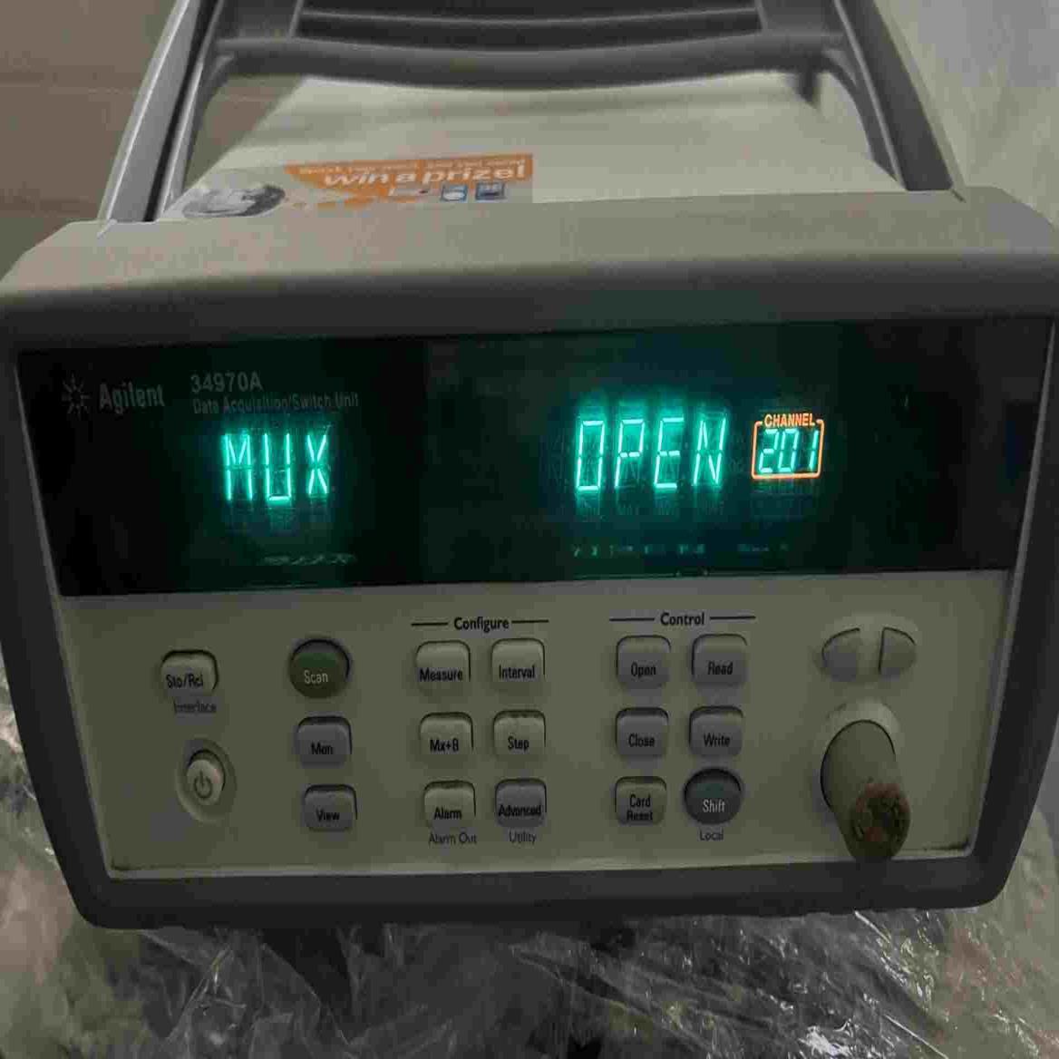 安捷伦34970A数据采集器 带三张34901A~询价