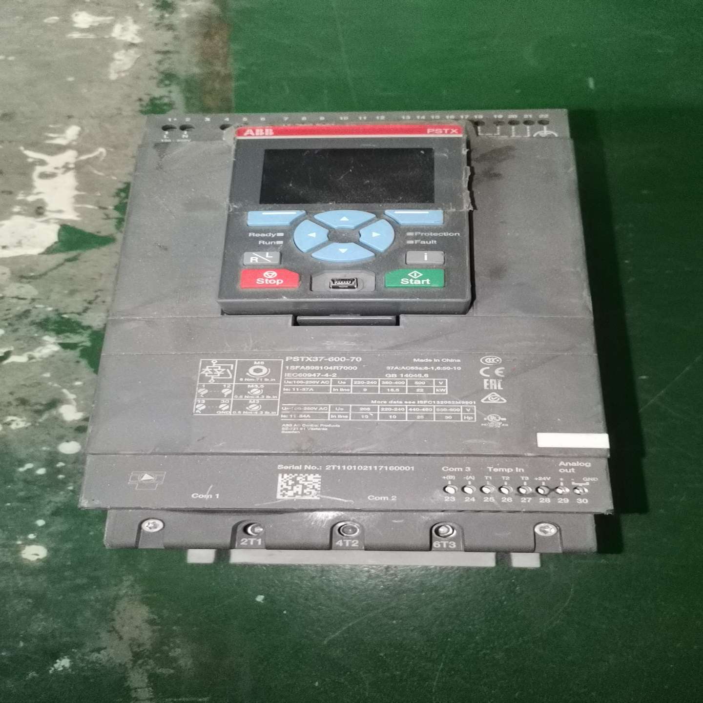 ABB软启动器 PSTX37-600-70 500V 额定2（电子设备）