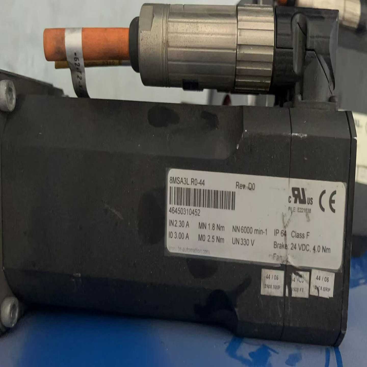 贝加莱电机8MSA3L.R0-44，功能可测试，议价【落红设备】