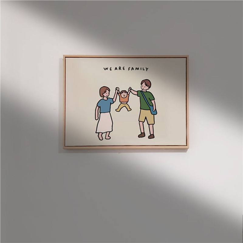 卡通简约超薄电表箱装饰画儿童挂画配电箱画电闸箱装饰遮挡免