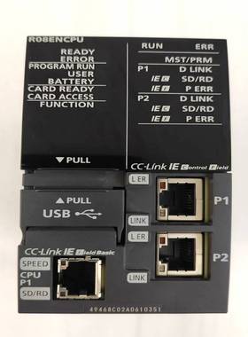 三菱R系列PLC模块R08ENCPU功能正常99成新年份新--议价商品