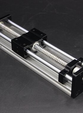 GGP双光轴精密滚珠丝杆十字数控直线滑台手动电动模组铝型材直销