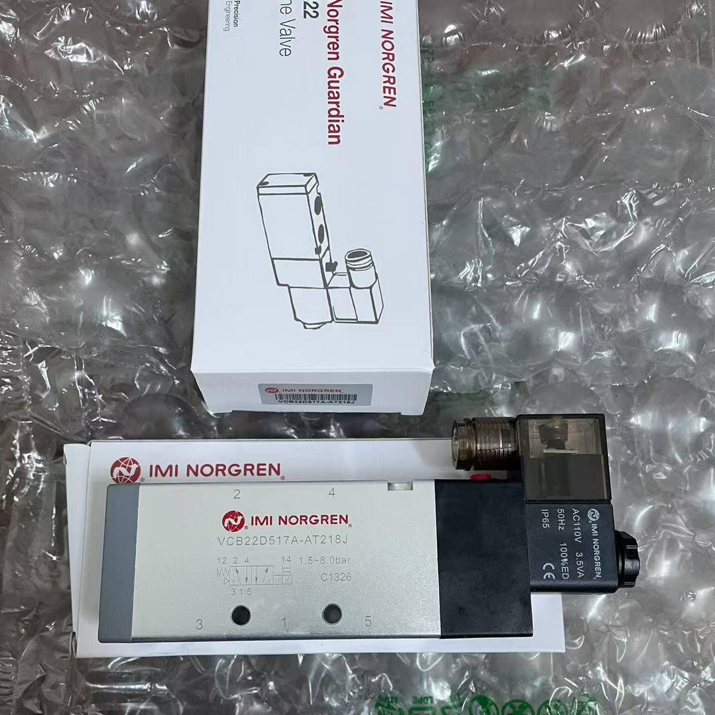 配件VCB22D517A-AT218J诺冠Norgren先导式电磁阀12NPT螺议价