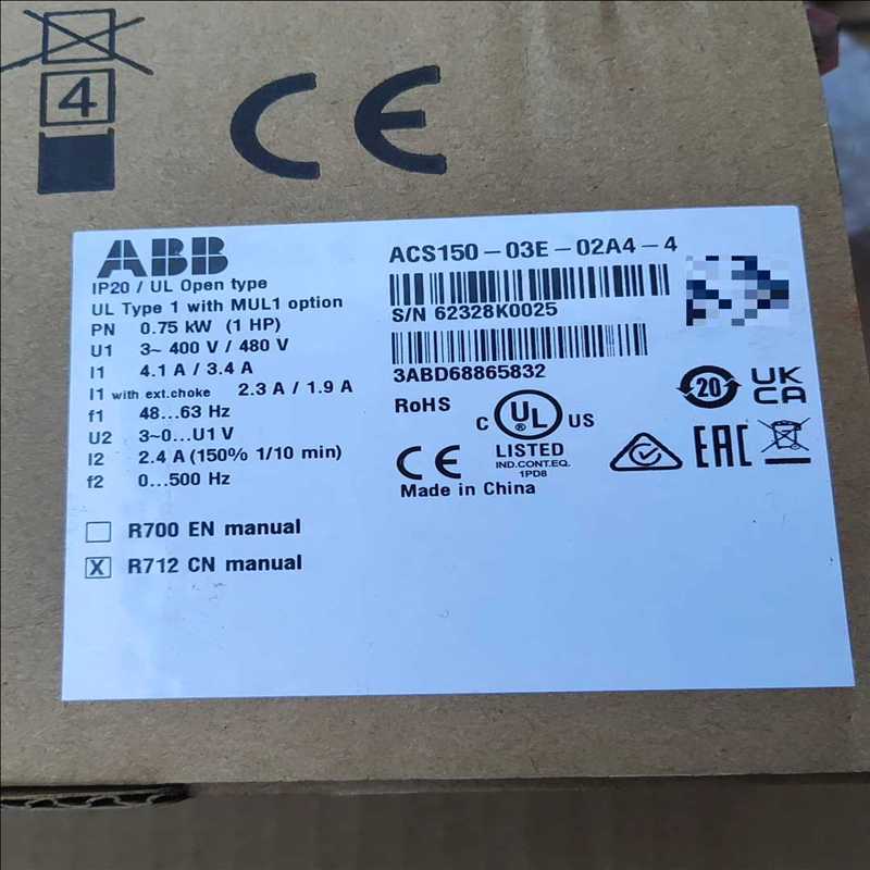 议价~ABB变频器ACS150-03E-02A4-4