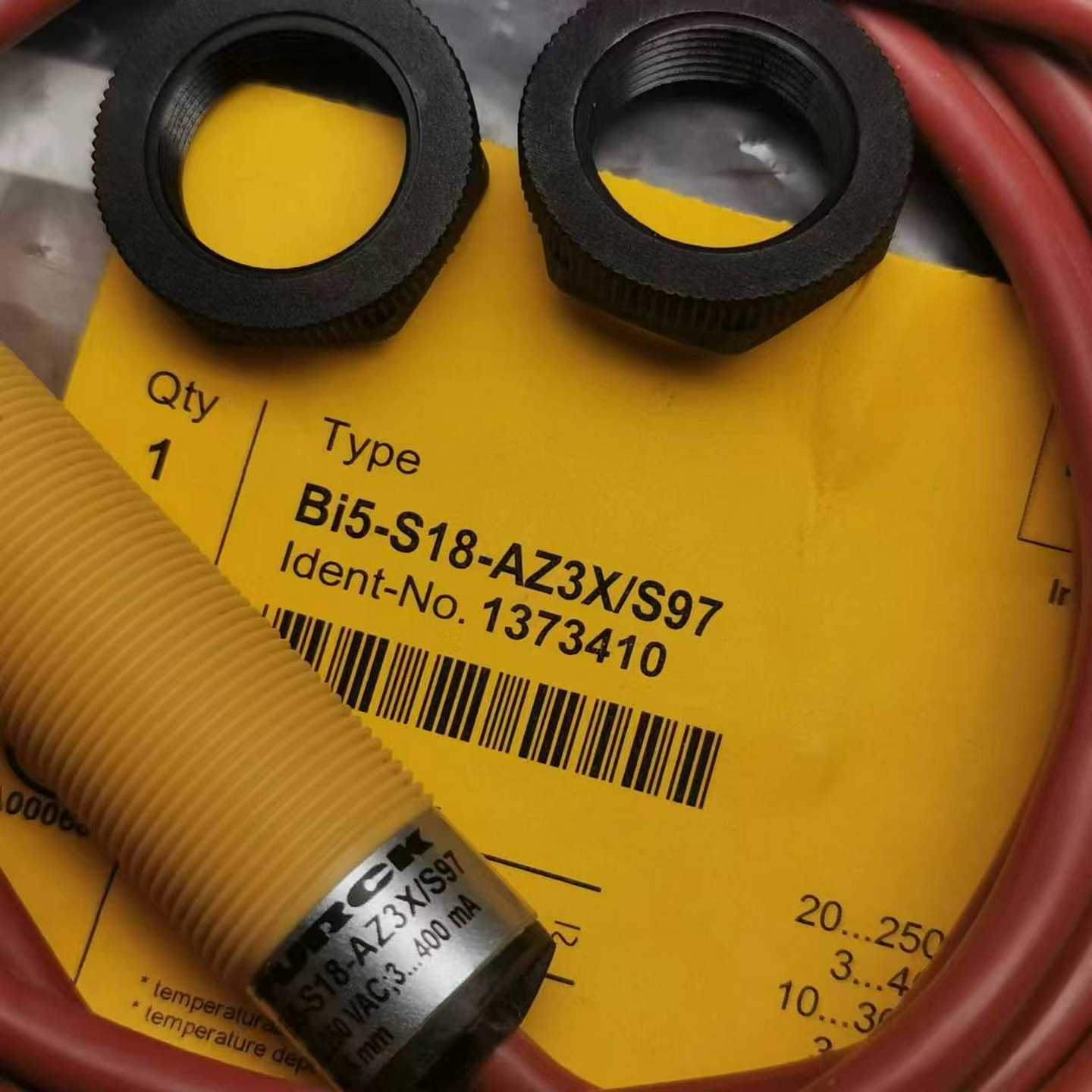 图尔克光电开关Bi5-S18-AZ3X/S97红外传感器询价