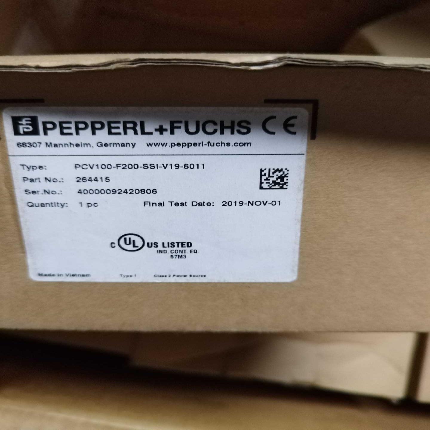 (询价)倍加福PCV100-F200-SSI-V19-6011