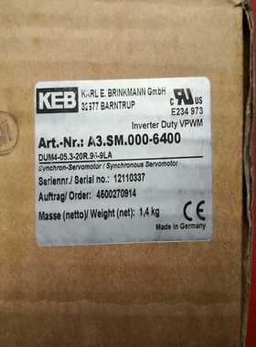 A3.SM.000-6400 KEB 伺服电机~询价