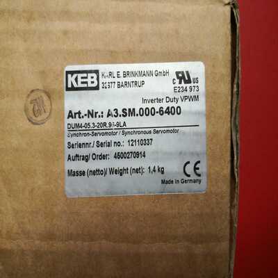 A3.SM.000-6400 KEB 伺服电机【侨报商行】