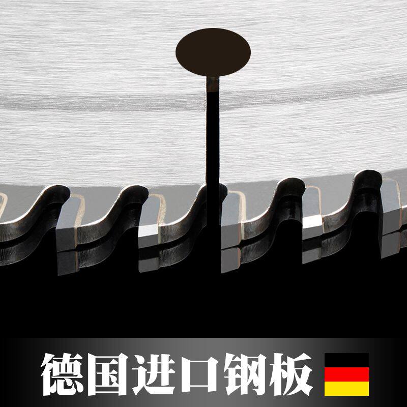 欧洲进口铝合金锯片锯铝机双头10专用120切割铝型材梯平齿圆锯片