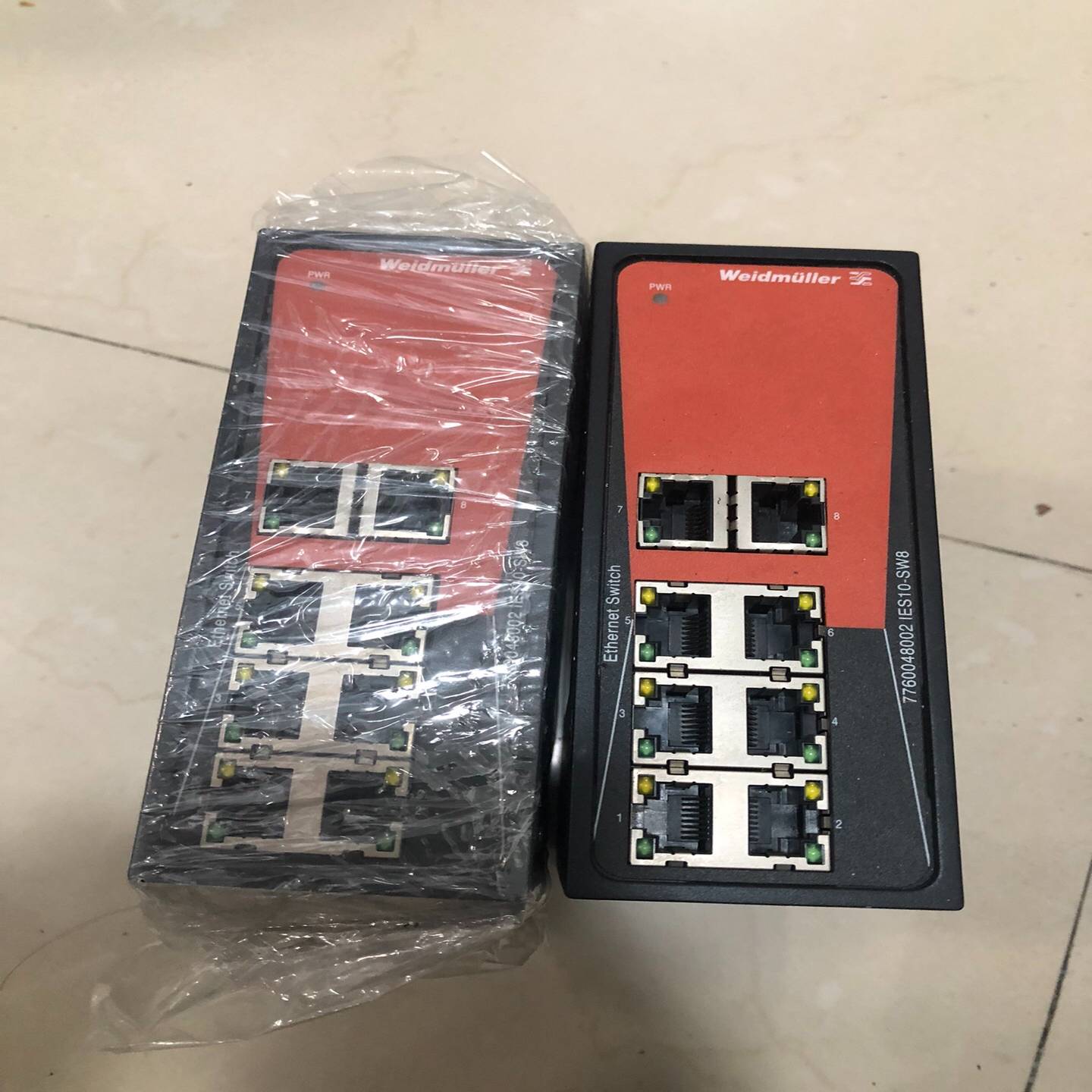 询价魏德米勒IES10-SW8工业交换机，有2个，下来的，功~可接
