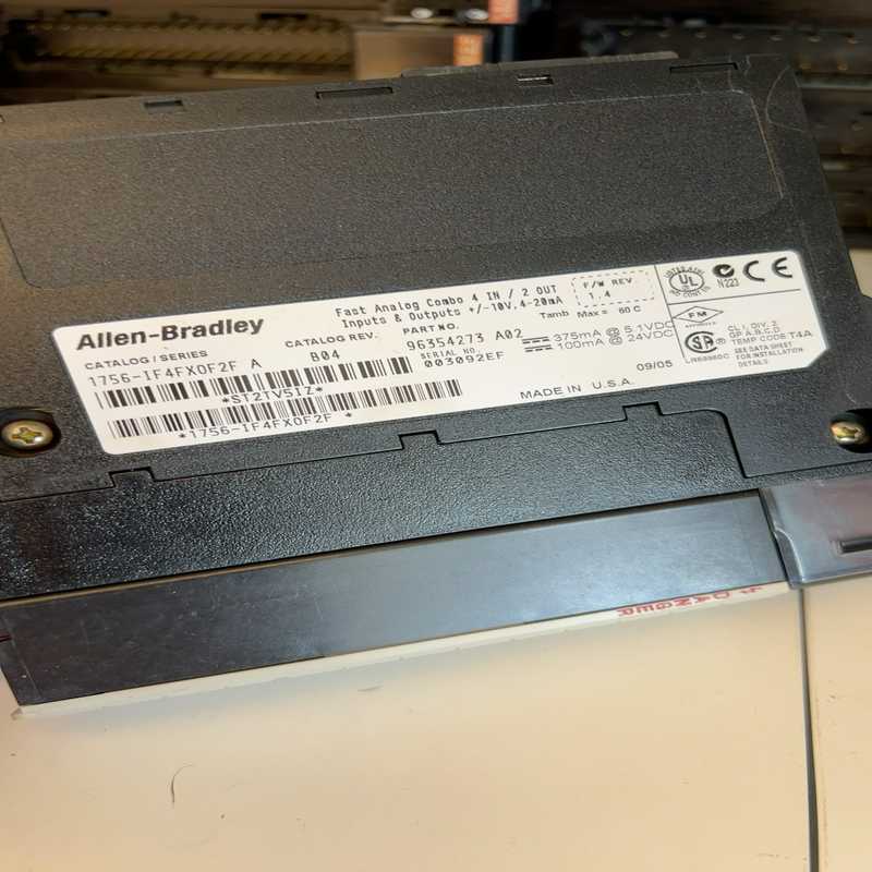 1756-IF4FXOF2F功能好成色新询价