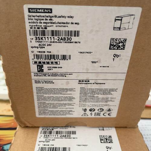 安全继电器3SK1111-1AB30 3SK1111-~询价