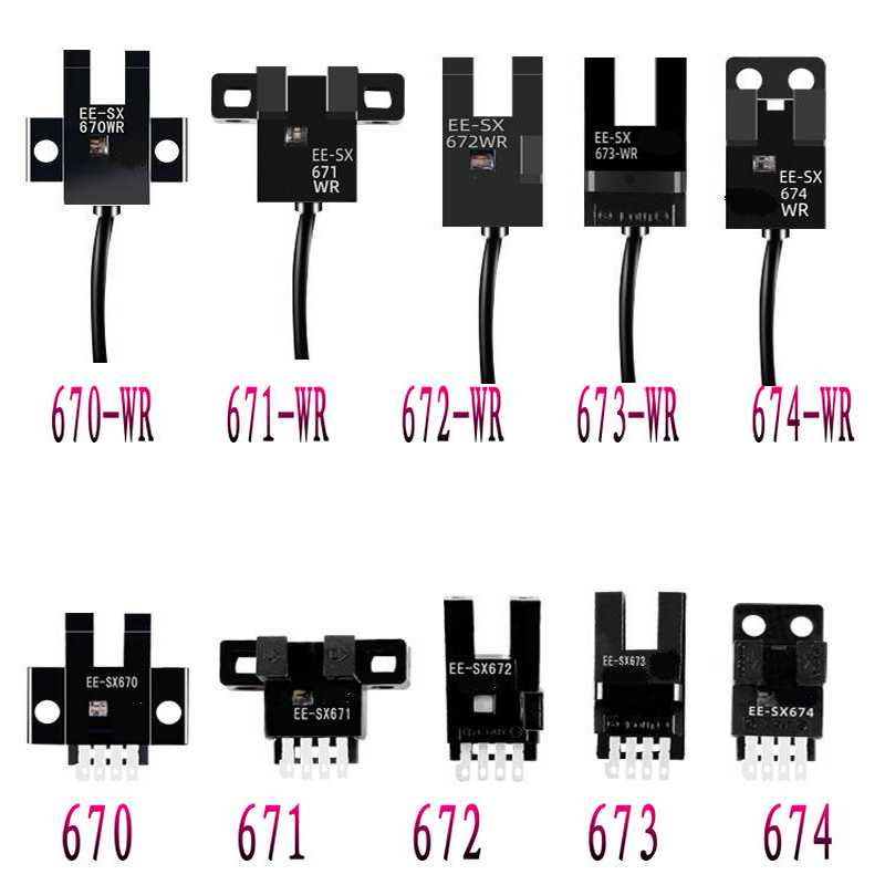 EE-SX670/671/672/673/674U槽L型EE-1001/1006带线SX670-WR传