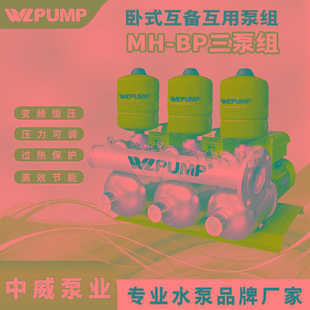 380V中威泵业WLPUMP互用备智能变频恒压水泵变频增压泵 201BPX3
