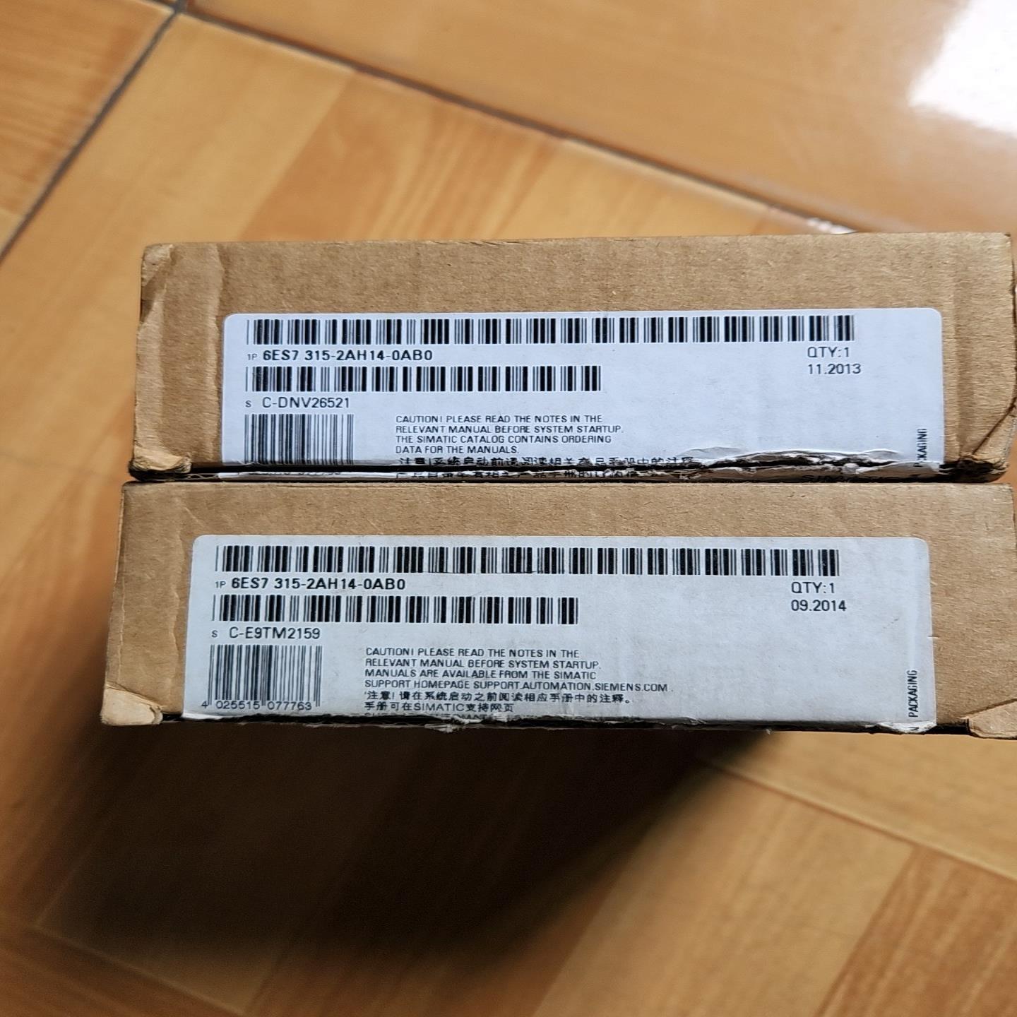315-2AH14-0AB0，开封，未上机使用过。库存两~询价