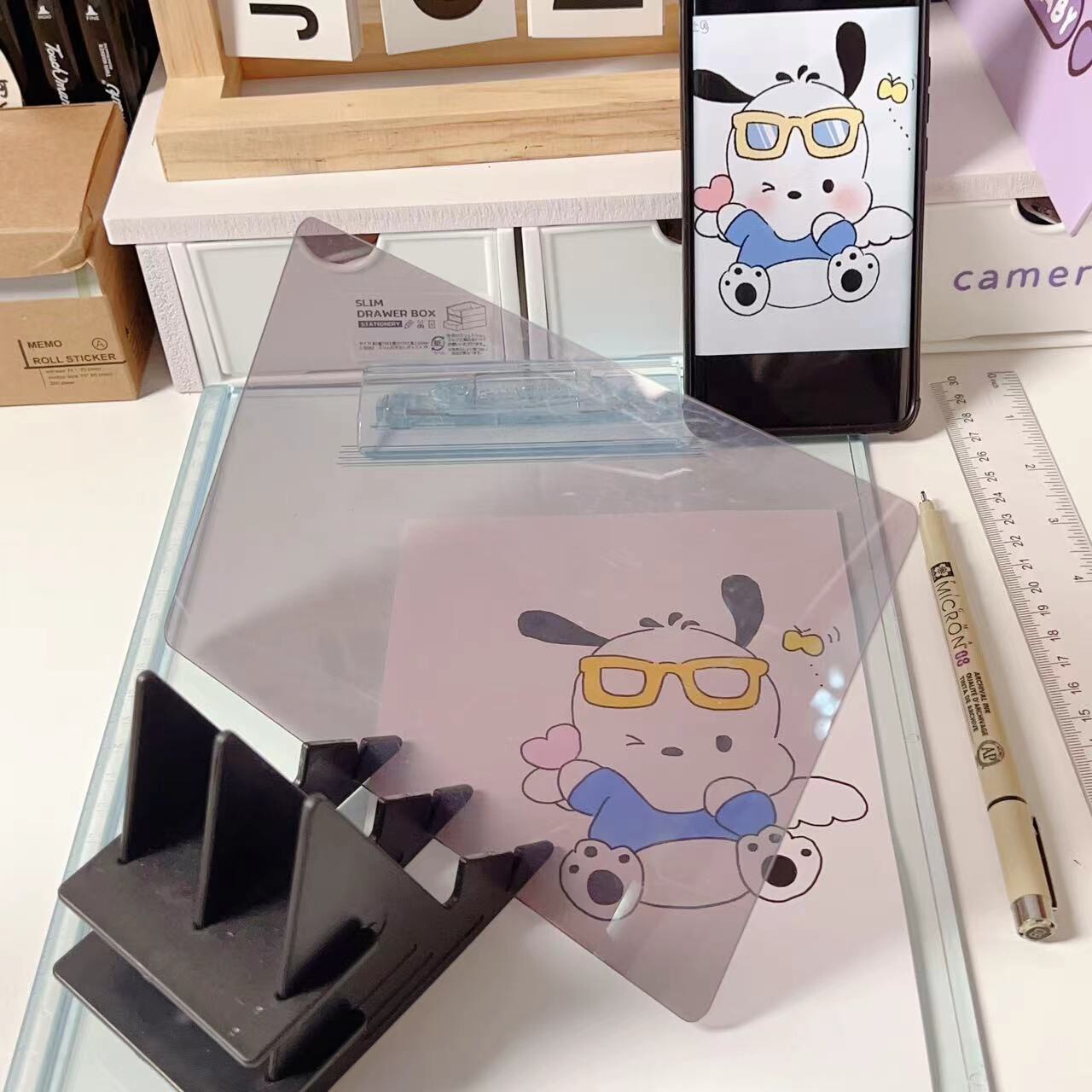画画神器投影临摹板手机平板通用光学临摹动漫绘画板临摹台智能