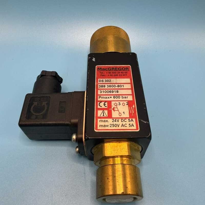 (询价)议价 麦基嘉 MacGregor 船用压力开关  S302