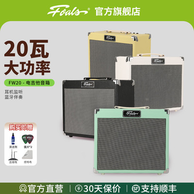 FOALS电吉他音箱FW20新手入门练习排练演出室内演奏20瓦音响家用