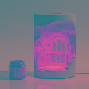 壁光里融蜡灯礼物氛围香薰灯烛灯新婚生日结婚礼盒台灯水泥小