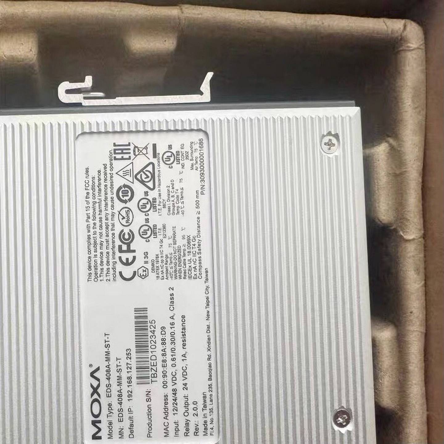 摩莎MOXA EDS-408A-MM-SC-T 宽温 管理冗~议价