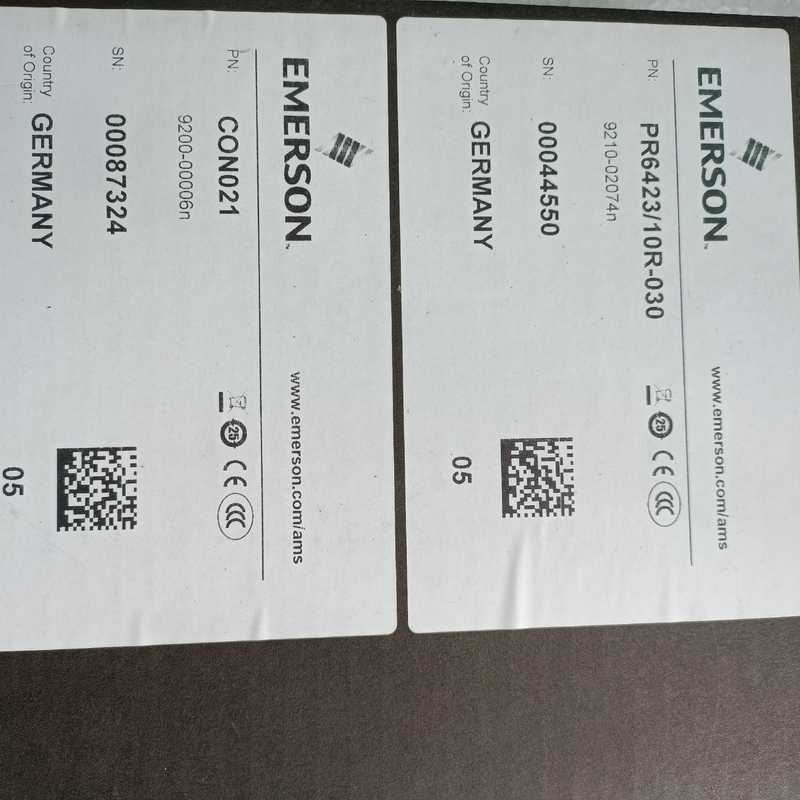 （艺易商行）PR6423/10R-030+CON021爱默生