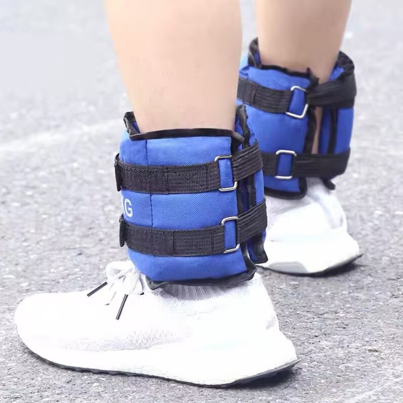 训练负重沙袋绑腿学生儿童脚步轻功跑步运动康复专用小腿部沙带手