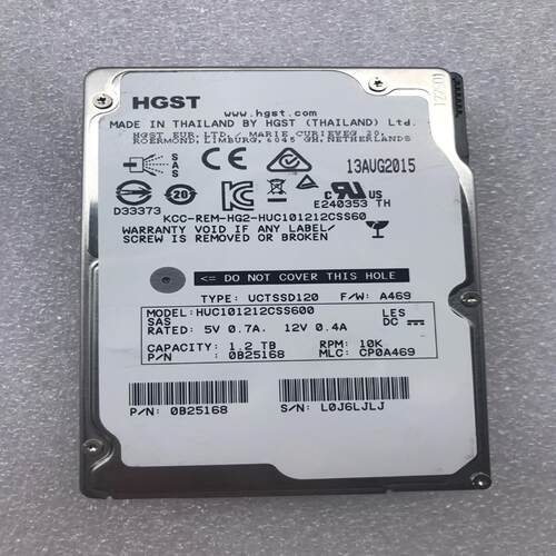 【议价】HGST12TB HUC101212CSS600