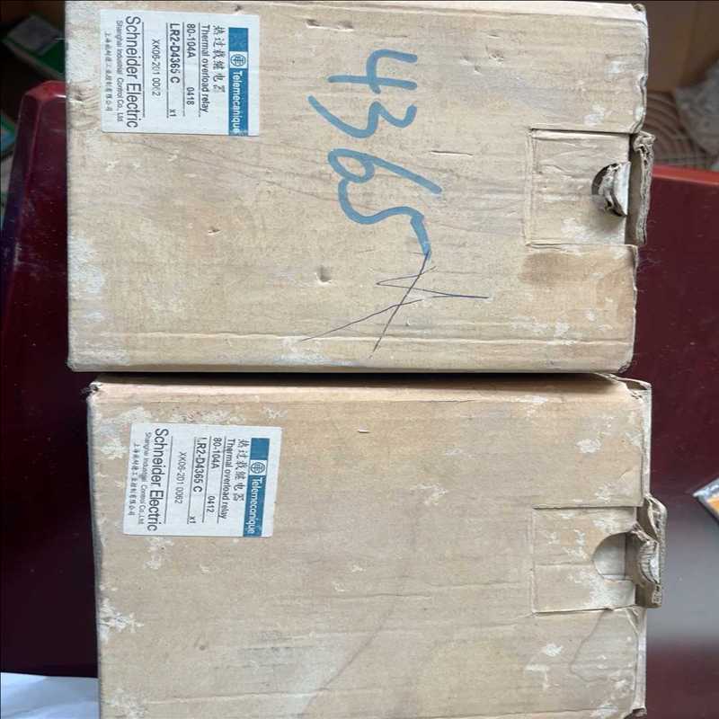 (询价)热过载继电器LR2D4365C库存，产品是06