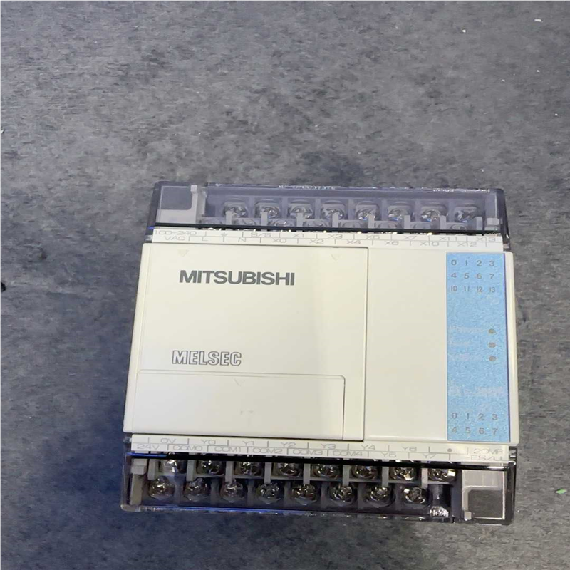 三菱扩展PLC模块+型号：Fx1s-20MR-001+新件【落红设备】