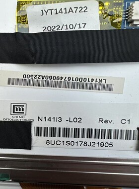 N141I3-L02 revc1屏幕