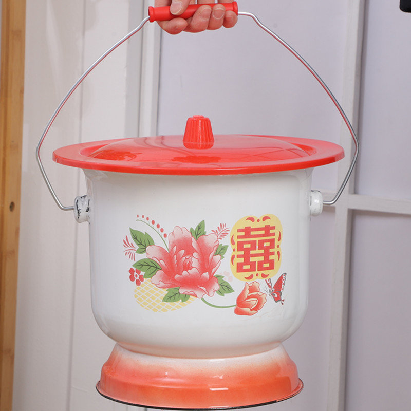 【赠运费险】搪瓷高脚痰盂儿童坐便桶成人马桶坐便器孕妇老起