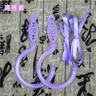 蚊帐勾宫廷三开门挂钩一对宿舍蚊帐挂钩家用公主窗帘大号塑料