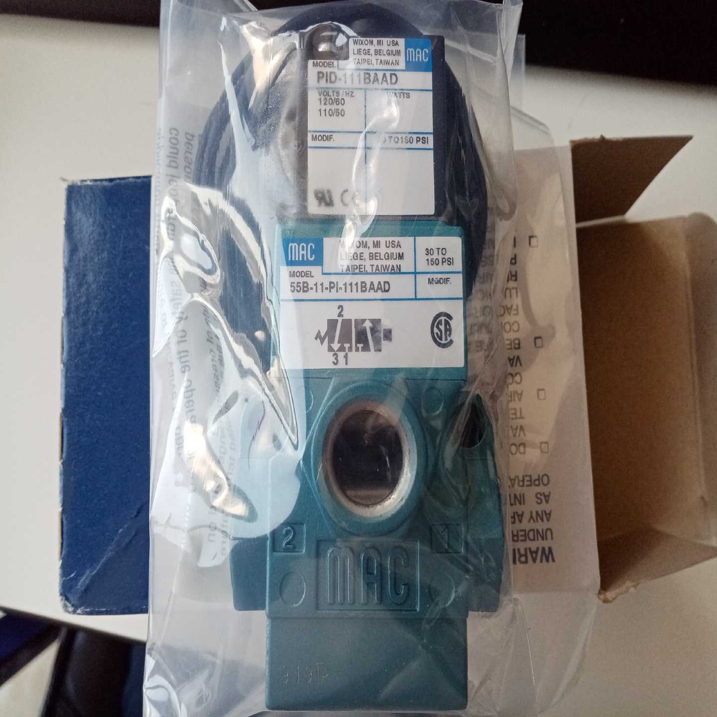 MAC电磁阀55B-11-PI-111BA（包含PID-~询价