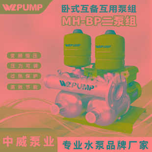 803BPX2中威泵业WLPUMP变频恒压不锈钢增压泵互用互备机组