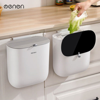 厨房垃圾桶壁挂家用带盖厕所卫生间客厅纸篓厨余悬挂式新款收