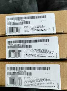 6ES7138-4FA05-0AB0未拆封~议价