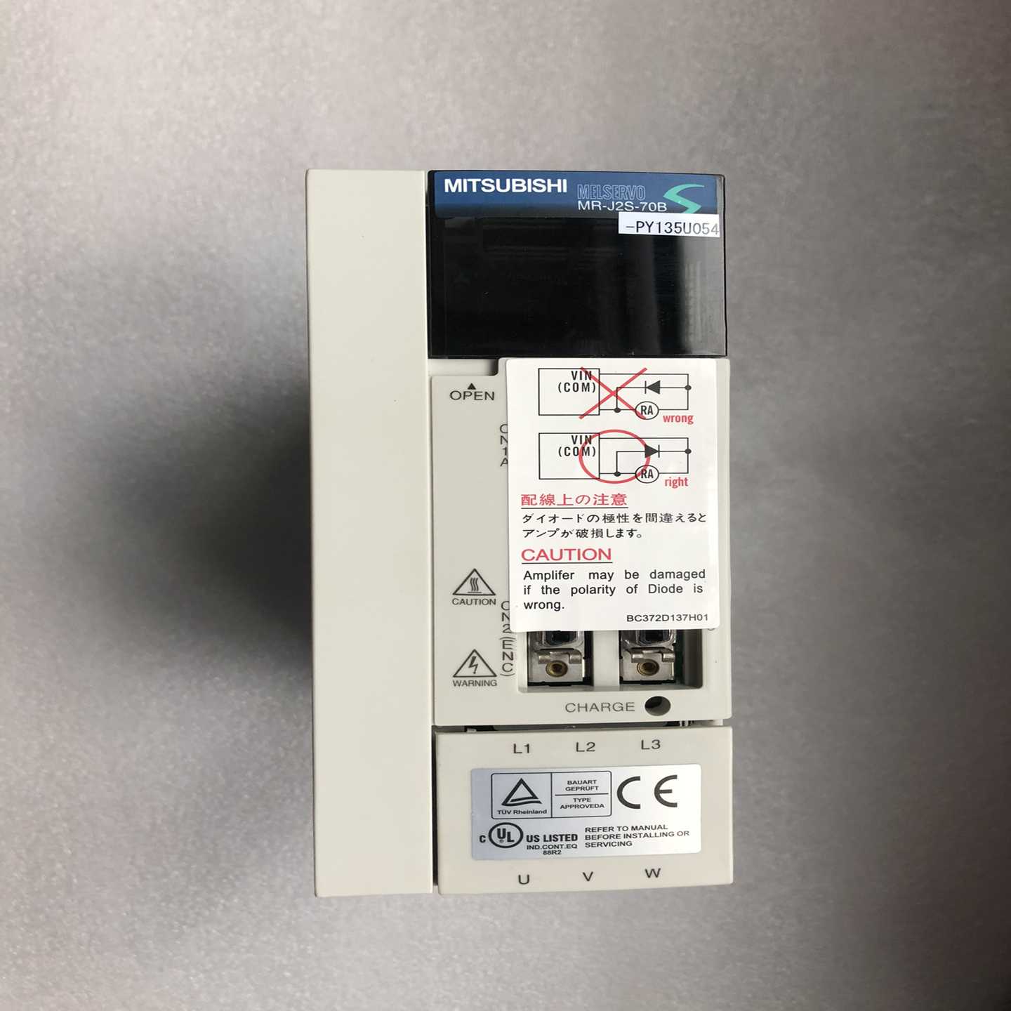 伺服驱动器功能包正常使用MR-J2S-70B-PY135~询价