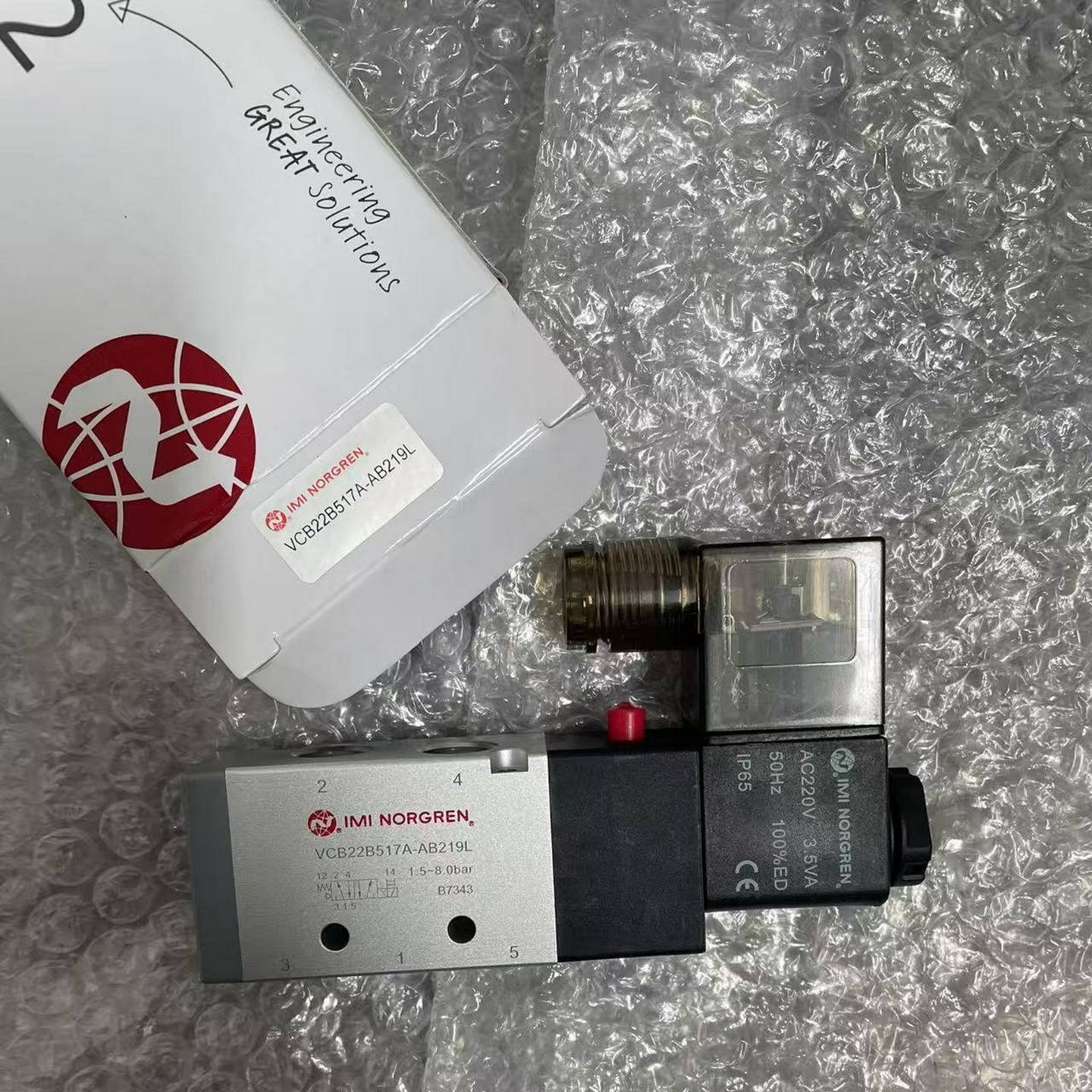 配件VCB22B517A-AB219L诺冠Norgren先导式电磁阀G14螺议价