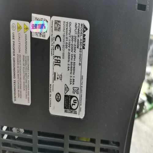 台达伺服驱动器ASD-B2-0421-B（gg设备）