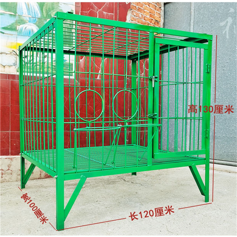 狗笼子大型犬加粗加厚德牧马犬耐咬实心钢筋狗场狗笼大型烤漆