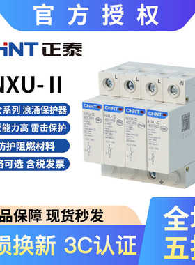 浪涌保护器NXU 2P 220V家用4P避雷防雷器3P20KA40KA65KA100KA