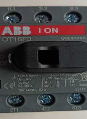 询价~ABB隔离开关OT16F3  69.00