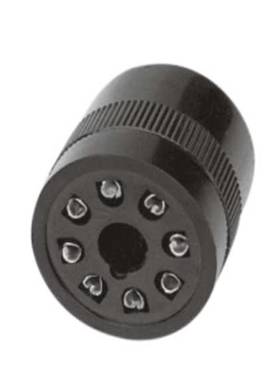 JS14P ST3P DH48S JSS48A 圆形时间继电器插脚底座 8孔脚位US-