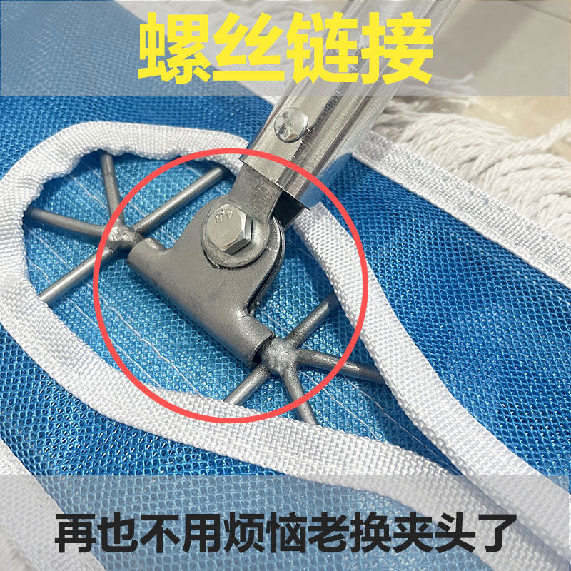 平板拖把大号尘推场用拖布排拖长平拖工厂地拖家用拍拖把螺
