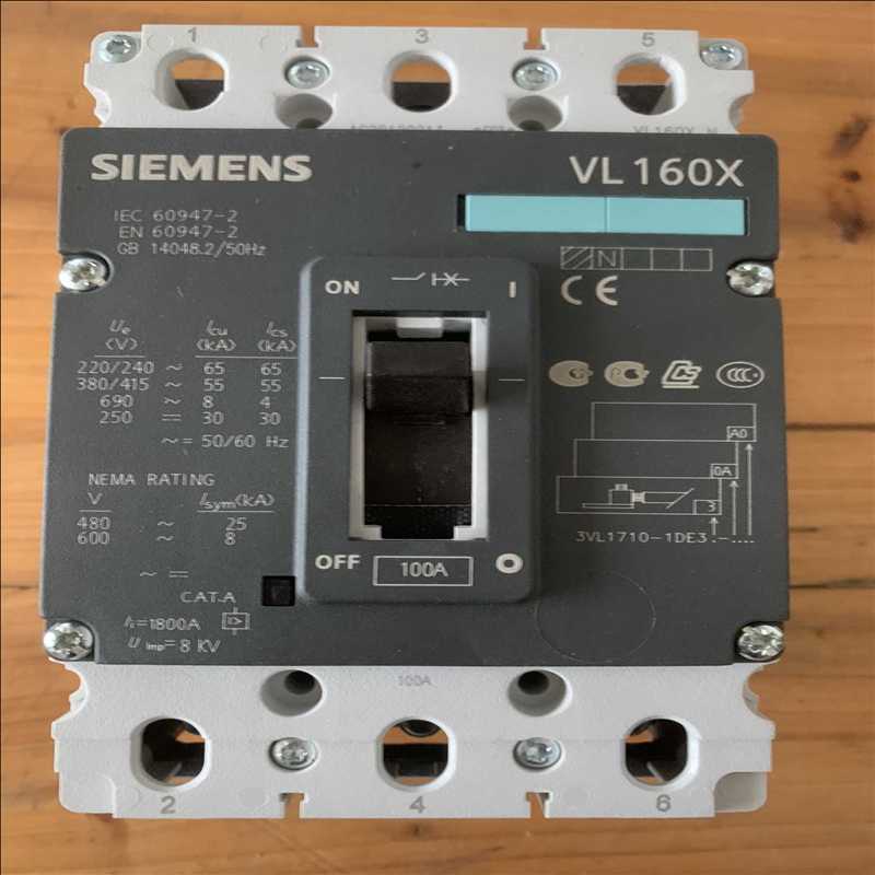 询价~塑壳断路器3VL1710-1DE33-0AA0 3P