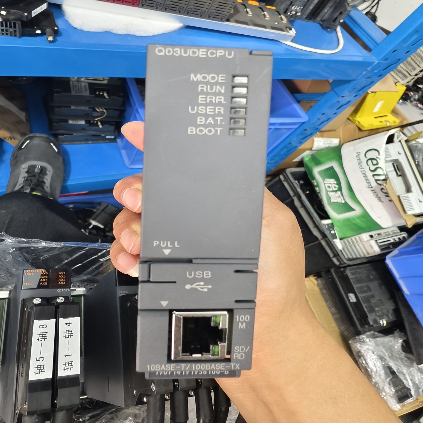 (询价)Q03UDECPU 三菱PLC Q03UDECPU，成色如图