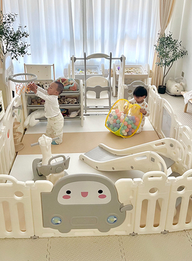 同羽宝宝游戏围栏防护栏婴儿室内家用儿童地上栅栏爬行垫客厅乐园