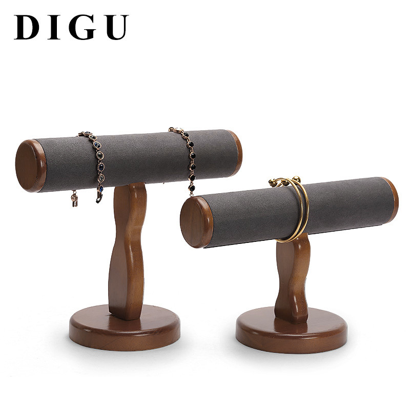 狄古创意新手链手镯展示架手表架子实木珠宝首饰陈列展示道具